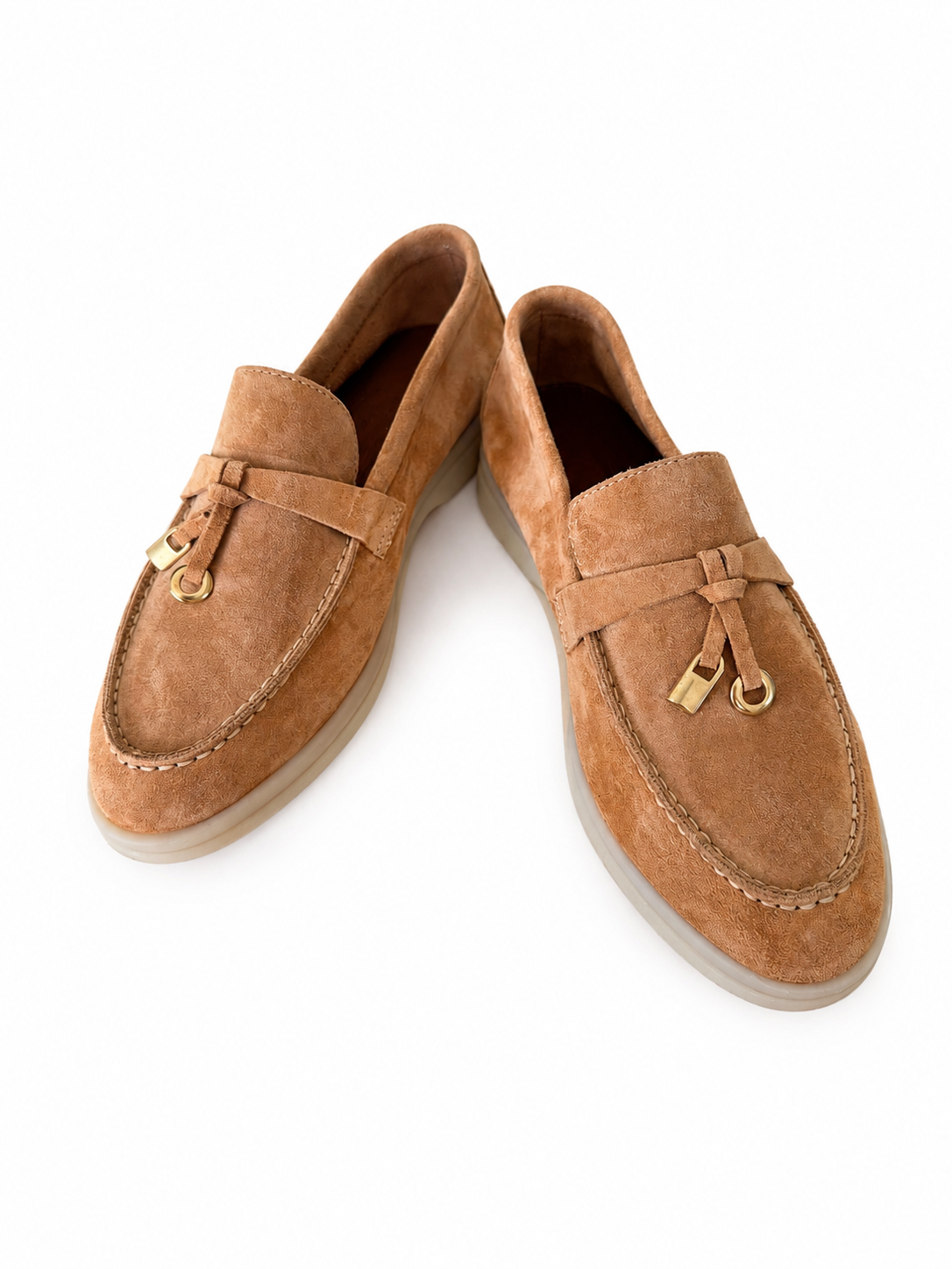 Mocasini Damă Maro Eleganți cu Detalii Aurii