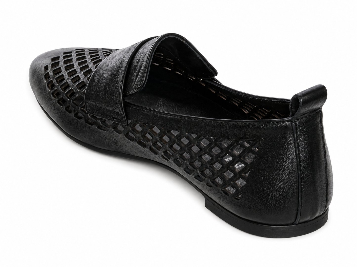 Balerini Damă Negri Perforați – Casual Eleganți și Confortabili