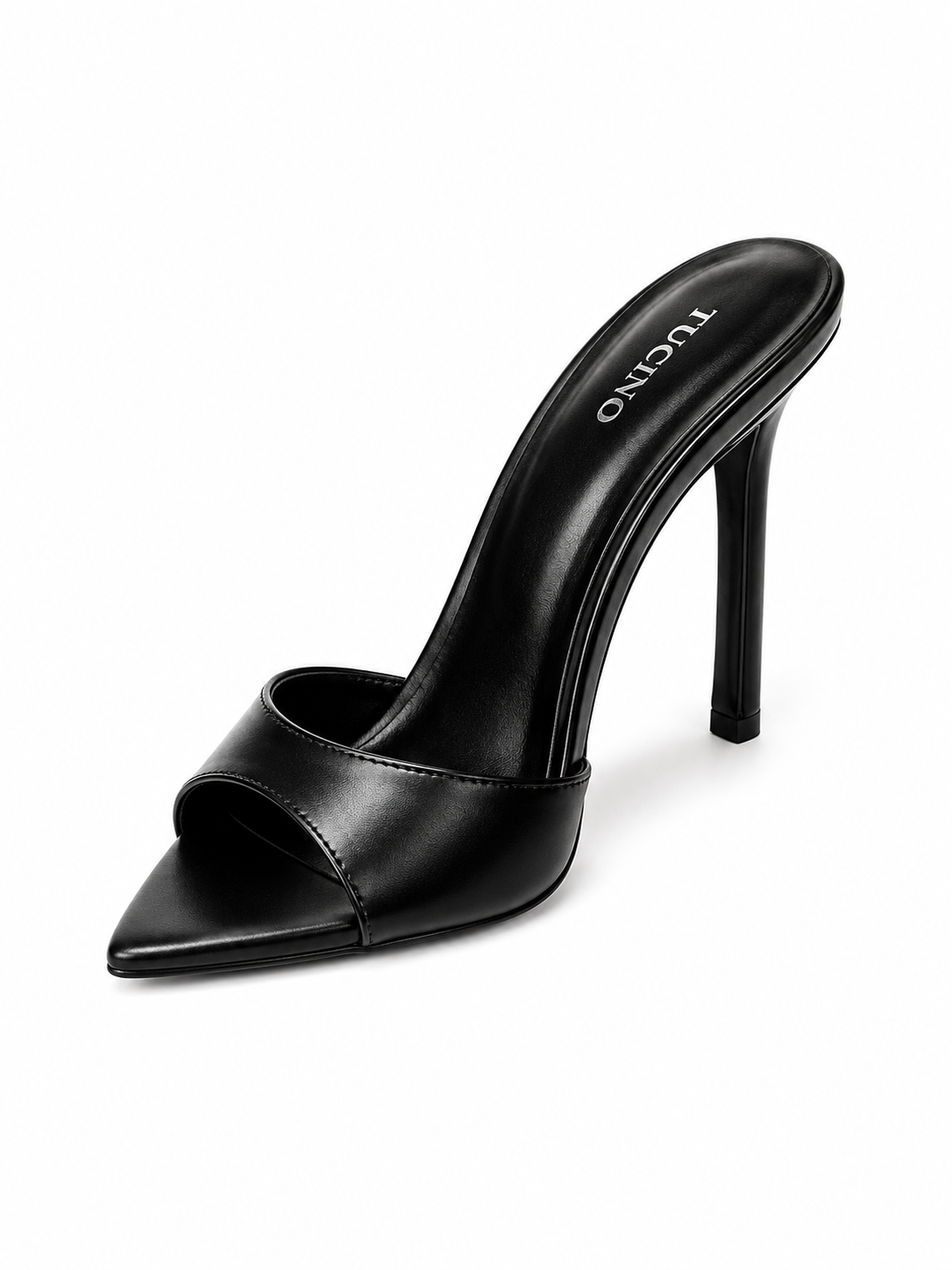 Pantofi Damă Negri cu Toc Înalt – Eleganți și Minimaliști