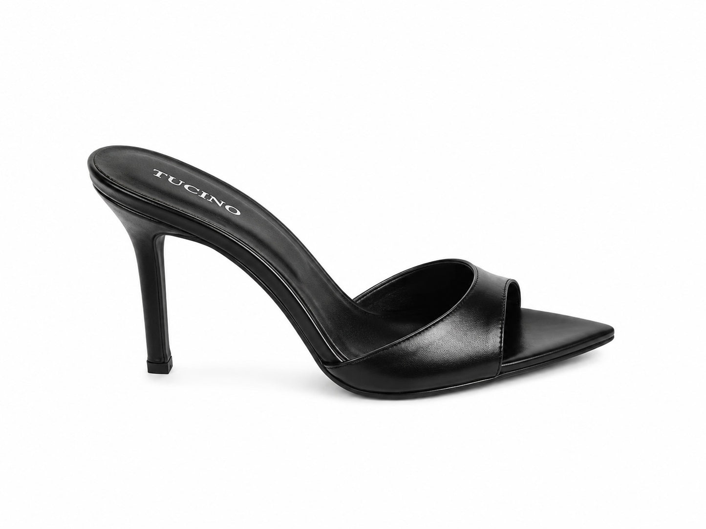 Pantofi Damă Negri cu Toc Înalt – Eleganți și Minimaliști