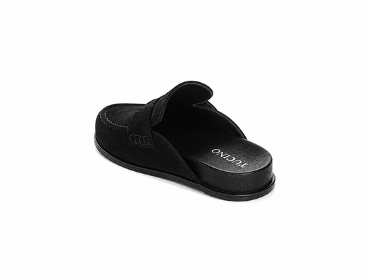 Saboți Loafer Negri Damă | Mules Eleganți și Confortabili