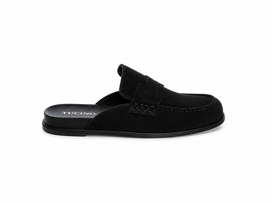 Saboți Loafer Negri Damă | Mules Eleganți și Confortabili