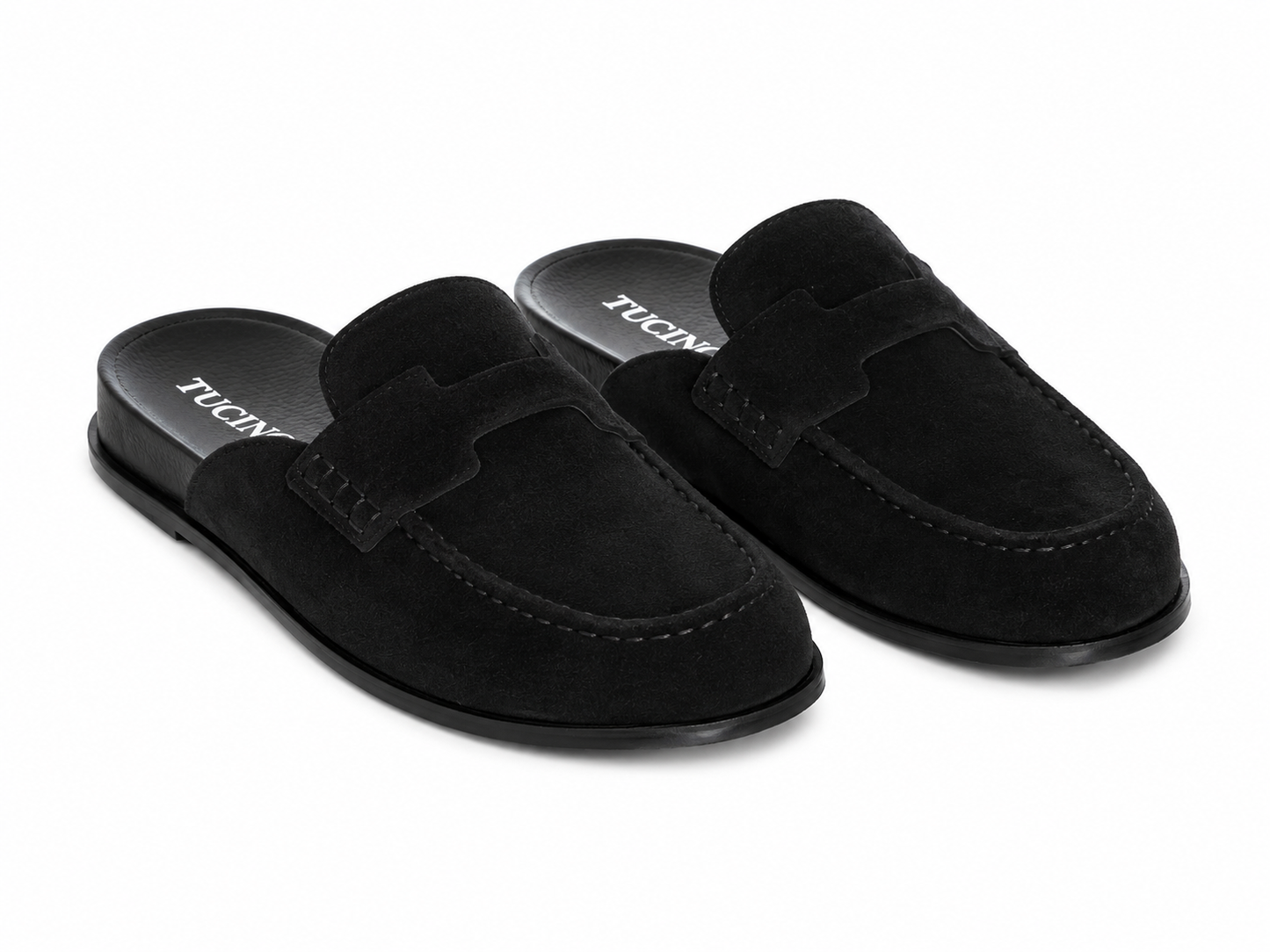 Saboți Loafer Negri Damă | Mules Eleganți și Confortabili